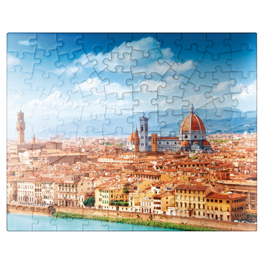 puzzleplate Cityscape panorama of Florence - Tuscany, Italy 100 Jigsaw Puzzle
