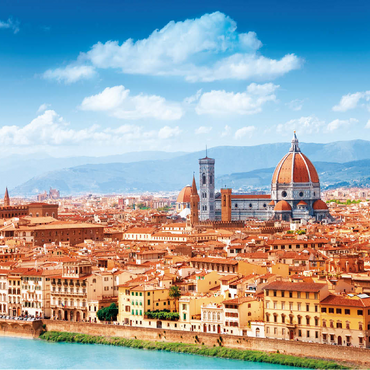 Cityscape panorama of Florence - Tuscany, Italy 100 Jigsaw Puzzle 3D Modell