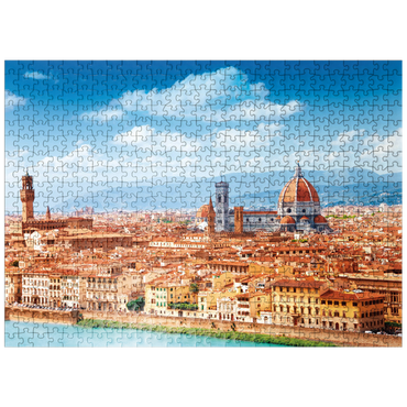 puzzleplate Cityscape panorama of Florence - Tuscany, Italy 500 Jigsaw Puzzle