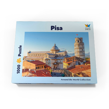 Cathedral and Leaning Tower of Pisa - Tuscany, Italy 1000 Jigsaw Puzzle box view1