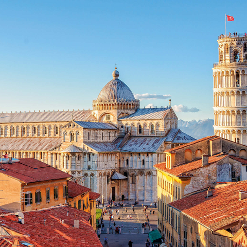 Cathedral and Leaning Tower of Pisa - Tuscany, Italy 1000 Jigsaw Puzzle 3D Modell