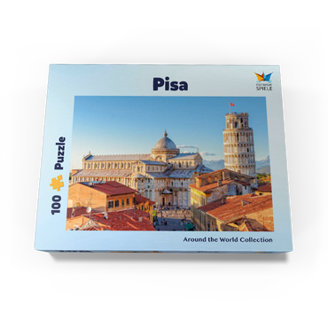 Cathedral and Leaning Tower of Pisa - Tuscany, Italy 100 Jigsaw Puzzle box view1
