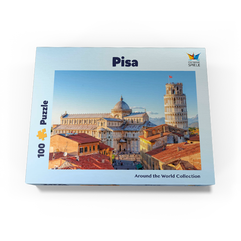 Cathedral and Leaning Tower of Pisa - Tuscany, Italy 100 Jigsaw Puzzle box view1