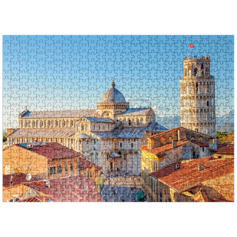 puzzleplate Cathedral and Leaning Tower of Pisa - Tuscany, Italy 500 Jigsaw Puzzle