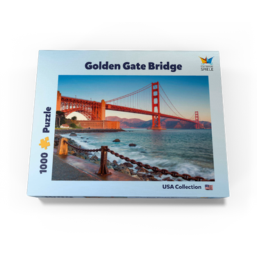 Golden Gate Bridge at sunrise - San Francisco, California, USA 1000 Jigsaw Puzzle box view1