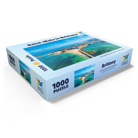 Saint Malo - City of buccaneers - Brittany, France 1000 Jigsaw Puzzle box view1