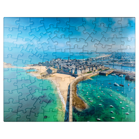 puzzleplate Saint Malo - City of buccaneers - Brittany, France 100 Jigsaw Puzzle