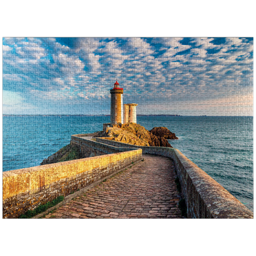 puzzleplate Phare du Petit Minou lighthouse in Plouzane - Brittany, France 1000 Jigsaw Puzzle