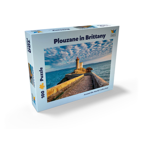 Phare du Petit Minou lighthouse in Plouzane - Brittany, France 100 Jigsaw Puzzle box view1