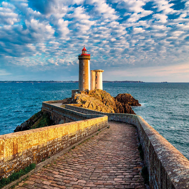 Phare du Petit Minou lighthouse in Plouzane - Brittany, France 100 Jigsaw Puzzle 3D Modell