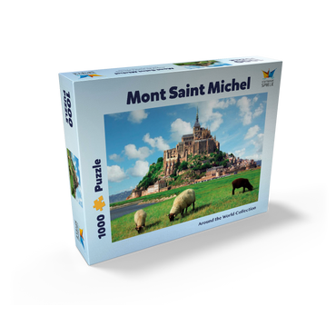 Mont Saint Michel - Normadie, Brittany, France, World Heritage Site 1000 Jigsaw Puzzle box view1