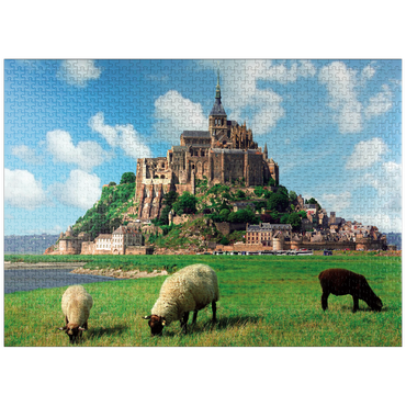 puzzleplate Mont Saint Michel - Normadie, Brittany, France, World Heritage Site 1000 Jigsaw Puzzle