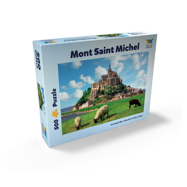 Mont Saint Michel - Normadie, Brittany, France, World Heritage Site 500 Jigsaw Puzzle box view1