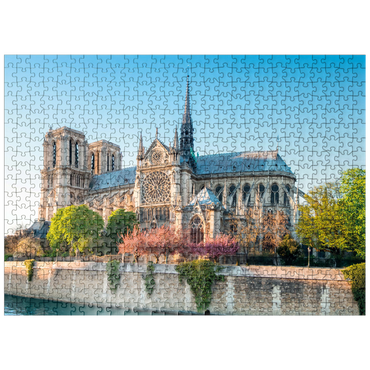 puzzleplate Notre Dame de Paris Cathedral on the Seine - France 500 Jigsaw Puzzle