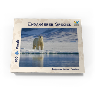 Endangered species: Polar bear in Svalbard - Norway 100 Jigsaw Puzzle box view1