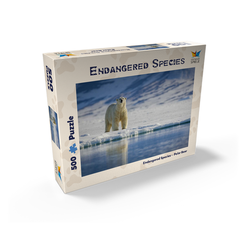 Endangered species: Polar bear in Svalbard - Norway 500 Jigsaw Puzzle box view1