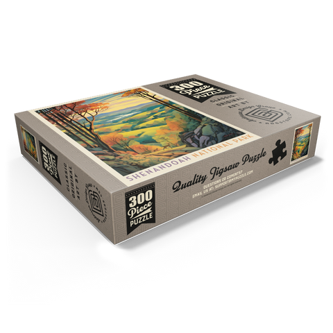 Shenandoah National Park: Rolling Hills, Vintage Poster 300 Jigsaw Puzzle box view1