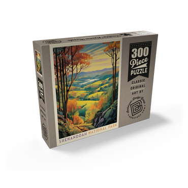 Shenandoah National Park: Rolling Hills, Vintage Poster 300 Jigsaw Puzzle box view2