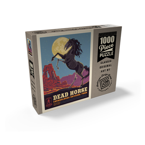 Legends Of The National Parks: Canyonlands' Dead Horse, Vintage Poster 1000 Jigsaw Puzzle box view2