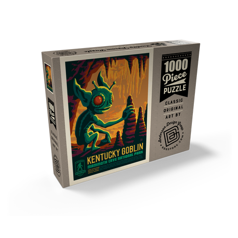 Legends Of The National Parks: Mammoth Cave's Kentucky Goblin, Vintage Poster 1000 Jigsaw Puzzle box view2