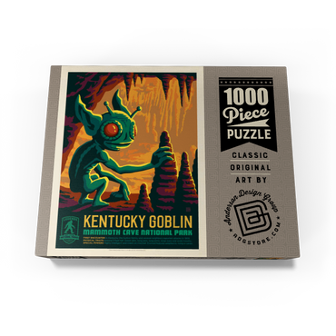 Legends Of The National Parks: Mammoth Cave's Kentucky Goblin, Vintage Poster 1000 Jigsaw Puzzle box view3