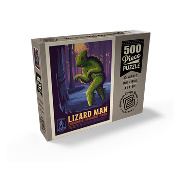 Legends Of The National Parks: Congaree's Lizard Man, Vintage Poster 500 Jigsaw Puzzle box view2