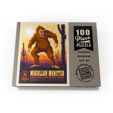 Legends Of The National Parks: Saguaro's Mogollon Monster, Vintage Poster 100 Jigsaw Puzzle box view3