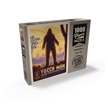 Legends Of The National Parks: Joshua Tree's Yucca Man, Vintage Poster 1000 Jigsaw Puzzle box view2