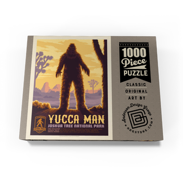Legends Of The National Parks: Joshua Tree's Yucca Man, Vintage Poster 1000 Jigsaw Puzzle box view3
