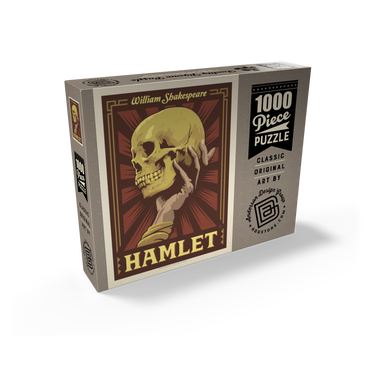 Hamlet: William Shakespeare, Vintage Poster 1000 Jigsaw Puzzle box view2