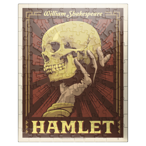 puzzleplate Hamlet: William Shakespeare, Vintage Poster 100 Jigsaw Puzzle