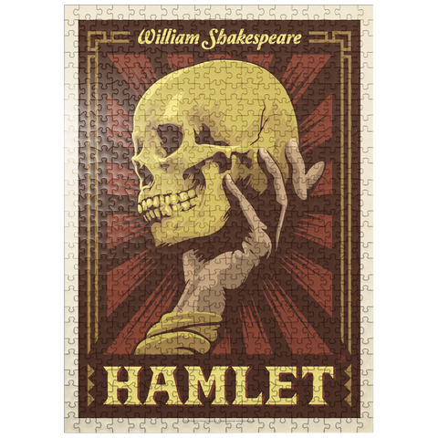 puzzleplate Hamlet: William Shakespeare, Vintage Poster 500 Jigsaw Puzzle
