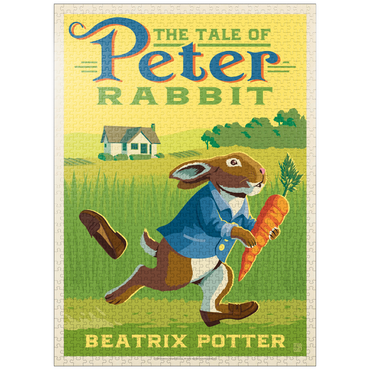 puzzleplate The Tale Of Peter Rabbit: Beatrix Potter, Vintage Poster 1000 Jigsaw Puzzle