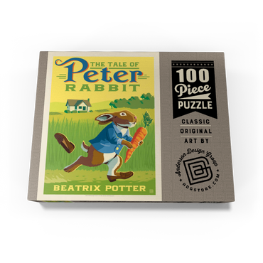 The Tale Of Peter Rabbit: Beatrix Potter, Vintage Poster 100 Jigsaw Puzzle box view3