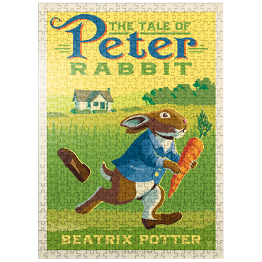 puzzleplate The Tale Of Peter Rabbit: Beatrix Potter, Vintage Poster 500 Jigsaw Puzzle