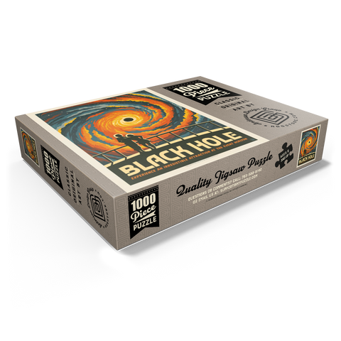 Black Hole: An Irresistible Attraction, Vintage Poster 1000 Jigsaw Puzzle box view1