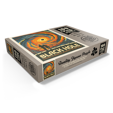 Black Hole: An Irresistible Attraction, Vintage Poster 100 Jigsaw Puzzle box view1