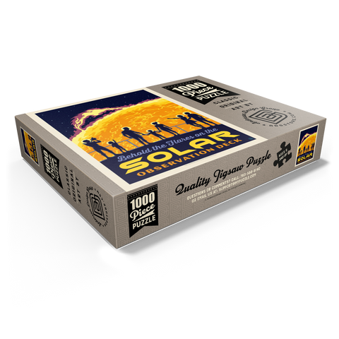 Solar Flare, Vintage Poster 1000 Jigsaw Puzzle box view1
