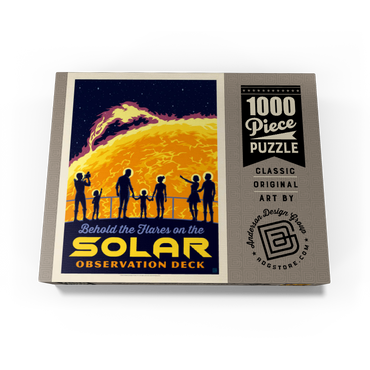 Solar Flare, Vintage Poster 1000 Jigsaw Puzzle box view3