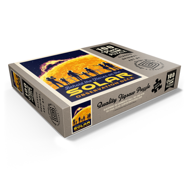 Solar Flare, Vintage Poster 100 Jigsaw Puzzle box view1