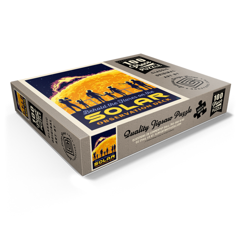 Solar Flare, Vintage Poster 100 Jigsaw Puzzle box view1