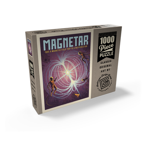 Magnetar: Neutron Star, Vintage Poster 1000 Jigsaw Puzzle box view2