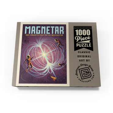 Magnetar: Neutron Star, Vintage Poster 1000 Jigsaw Puzzle box view3