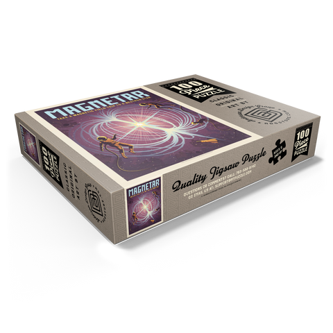 Magnetar: Neutron Star, Vintage Poster 100 Jigsaw Puzzle box view1