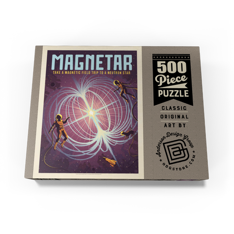 Magnetar: Neutron Star, Vintage Poster 500 Jigsaw Puzzle box view3