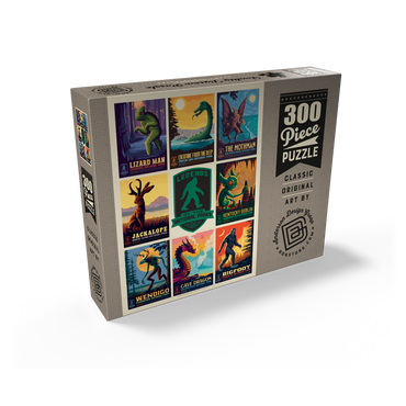 Legends Of The National Parks: Multi-Image Print - Edition 1, Vintage Poster 300 Jigsaw Puzzle box view2