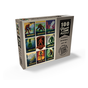 Legends Of The National Parks: Multi-Image Print - Edition 3, Vintage Poster 100 Jigsaw Puzzle box view1