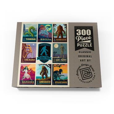 Legends Of The National Parks: Multi-Image Print - Edition 4, Vintage Poster 300 Jigsaw Puzzle box view3