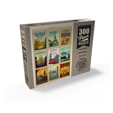 World Travel: Multi-Image Print - Edition 1, Vintage Poster 300 Jigsaw Puzzle box view2