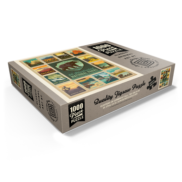 National Parks Collector Series - Edition 3, Vintage Poster 1000 Jigsaw Puzzle box view1